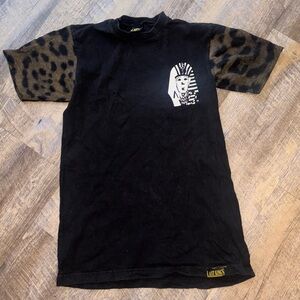 Last Kings Pharaoh Tyga Cheetah Leopard Print Graphic Shirt Men’s Size Medium